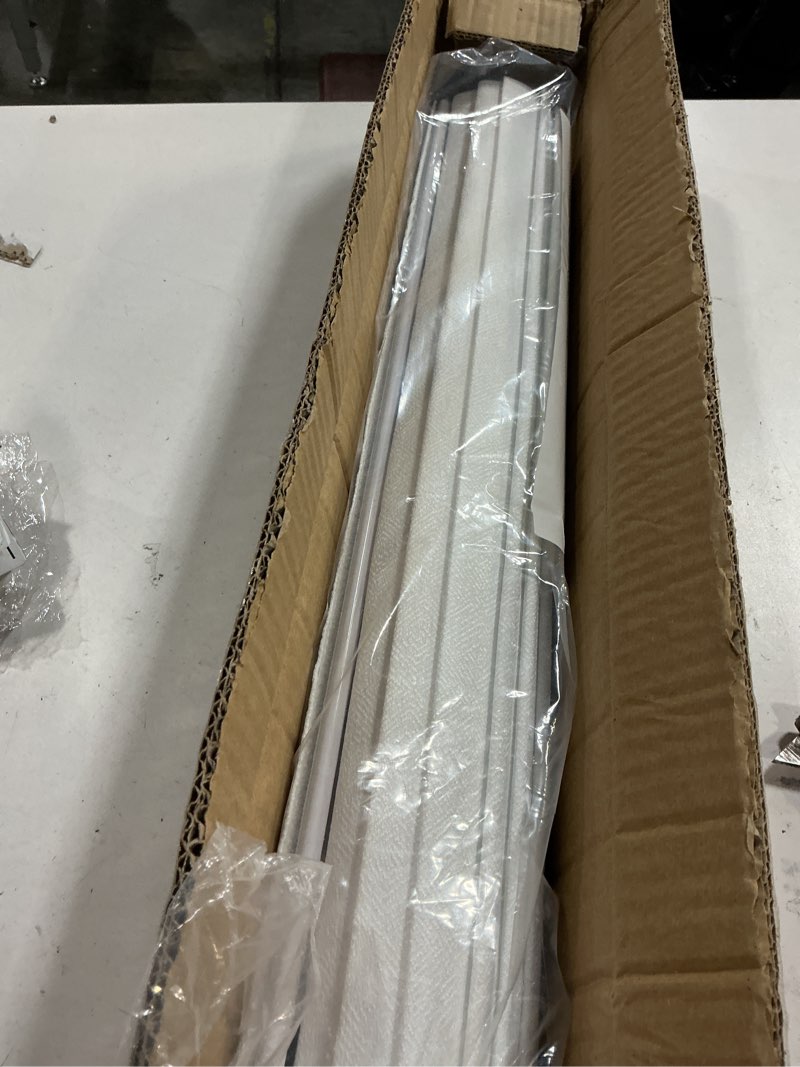 Condition photo showing New/Like New for LazBlinds Cordless Roman Shades for Windows, Light Filtering Thermal Insulated Window Blinds, Lightweight Fabric Blinds for Indoor Windows, 25" W x 60" H, White Light Filtering - White 25" W x 60" H