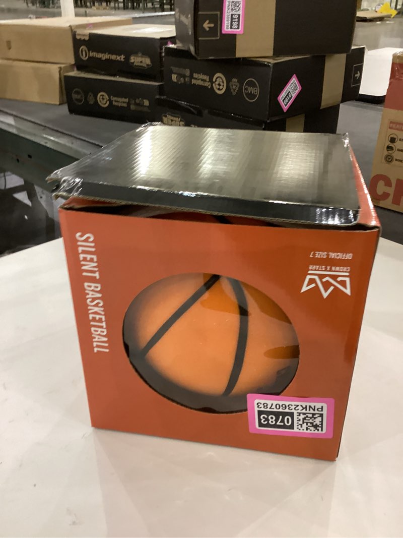 crown x starr silent basketball size 7 (29.5”) | 450g quiet basketball dribbling indoor soundless ba