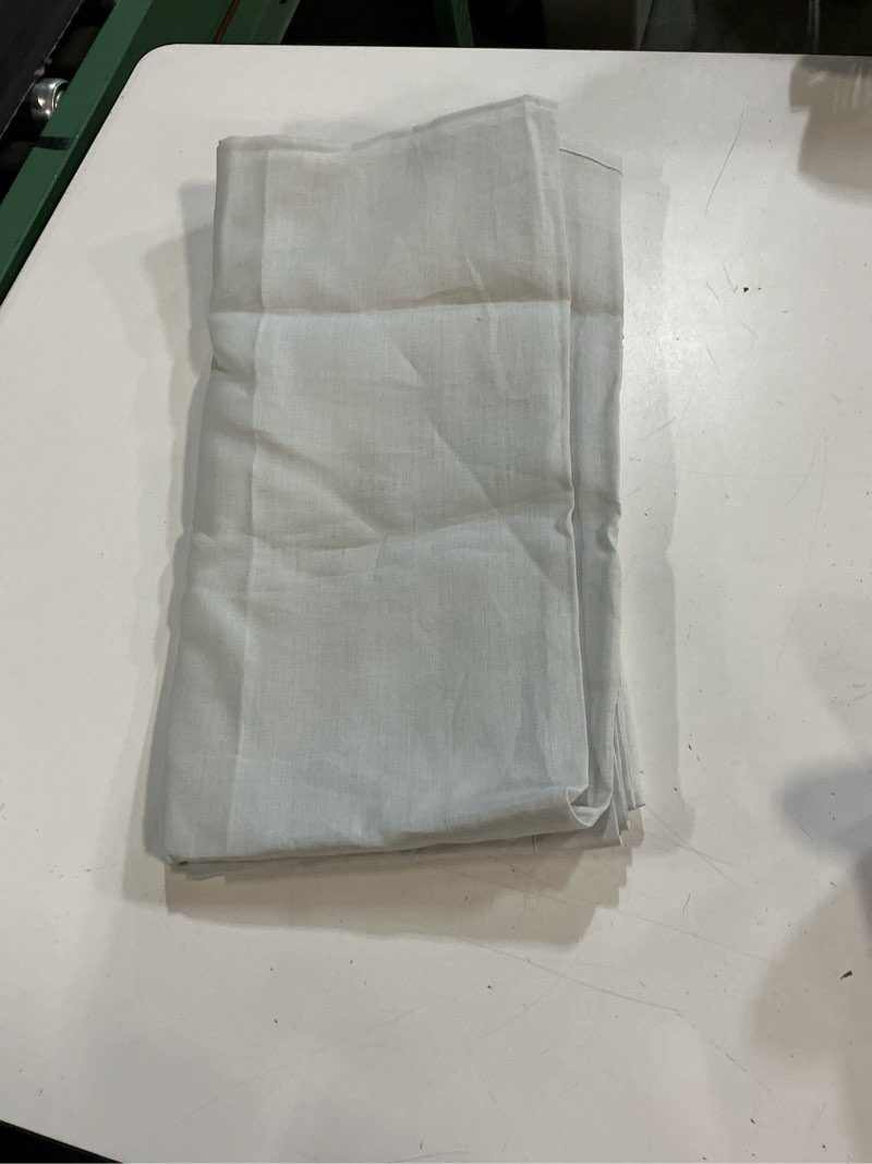 Condition photo showing Good Condition for quince european linen shower curtain 72x72 color light grey