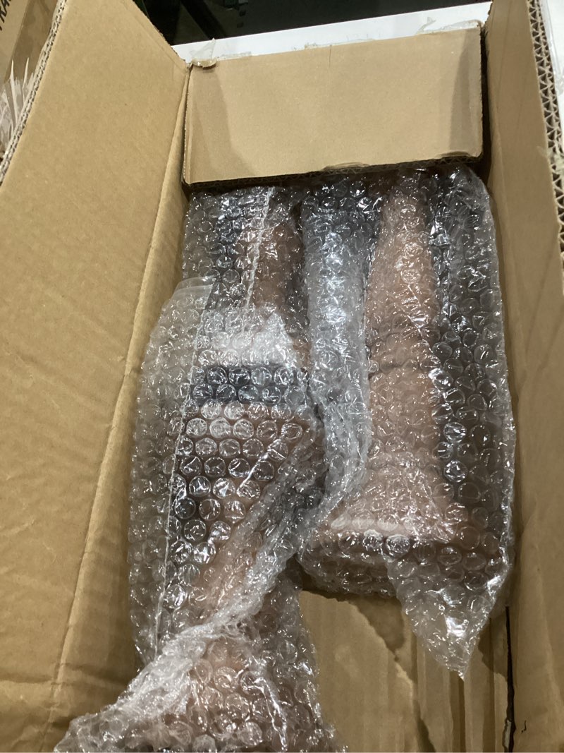 Condition photo showing New/Like New for Set of 3 Farmhouse Wooden Candle Holders for Pillar Candles, Rustic Candle Stand Table Centerpiece Decor with Height Variety for Living Room, Fits 3-Inch Candles