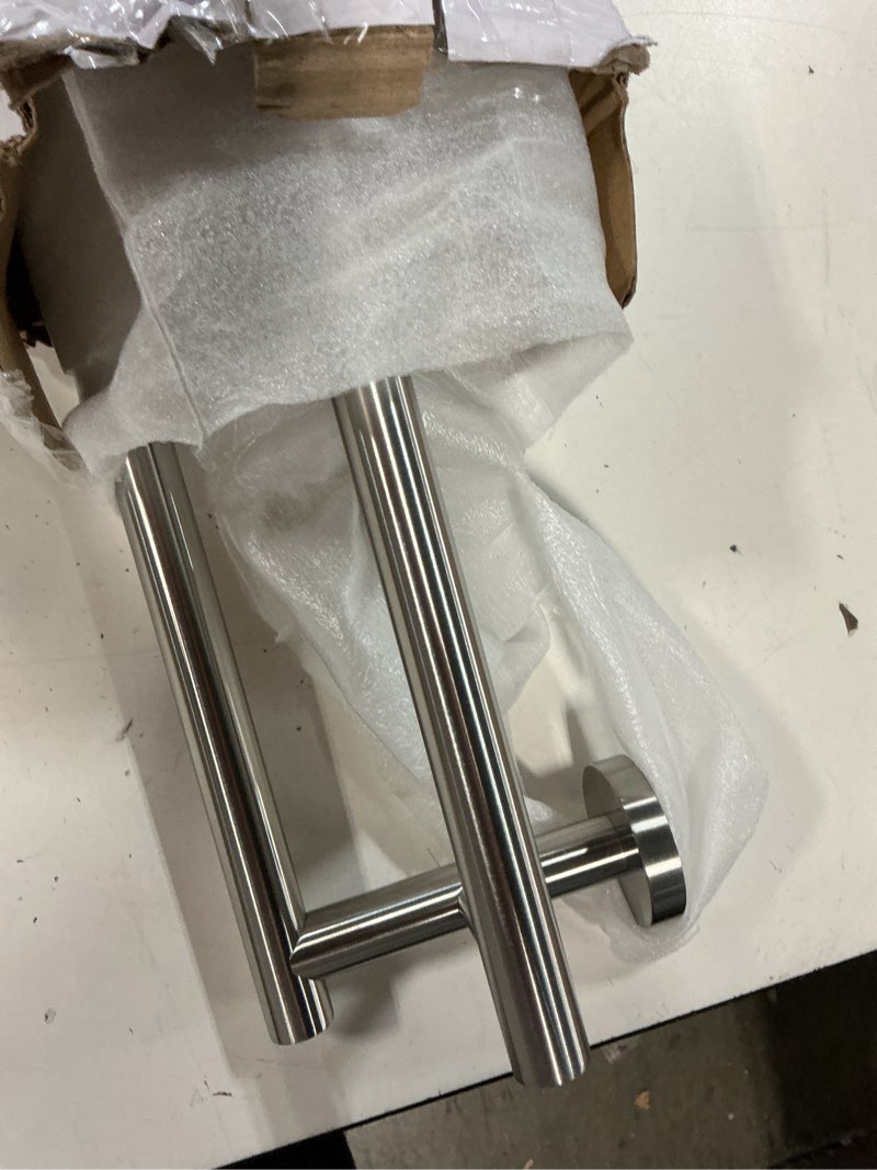 Condition photo showing As Is for alise double towel bar brushed nickel,32" towel racks for bathroom wall mounted,bathroom towel rack sus304 stainless steel bathroom towel holder quick drying hand towel holder towel bar for walls 32-inch (2-bars) brushed nickel