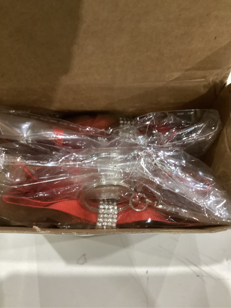 Condition photo showing New/Like New for Tondiamo Cheer Bow Keychain Cheer Keychain with Rhinestones Cheerleader Keyrings for Teen Cheerleading Sports Accessory Glitter Red 16