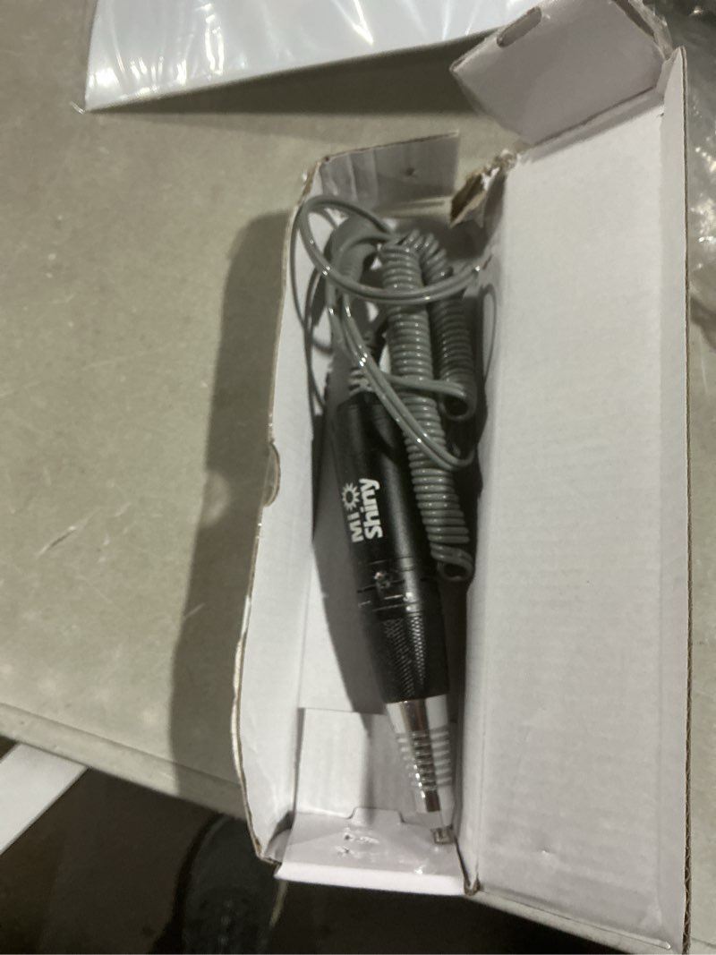 Condition photo showing As Is for 30.000rpm professional nail drill machine - hand drill for nails - replacement nail drill handpiece compatible with kupa kp55, kp60, kp5000, up-200 (black)