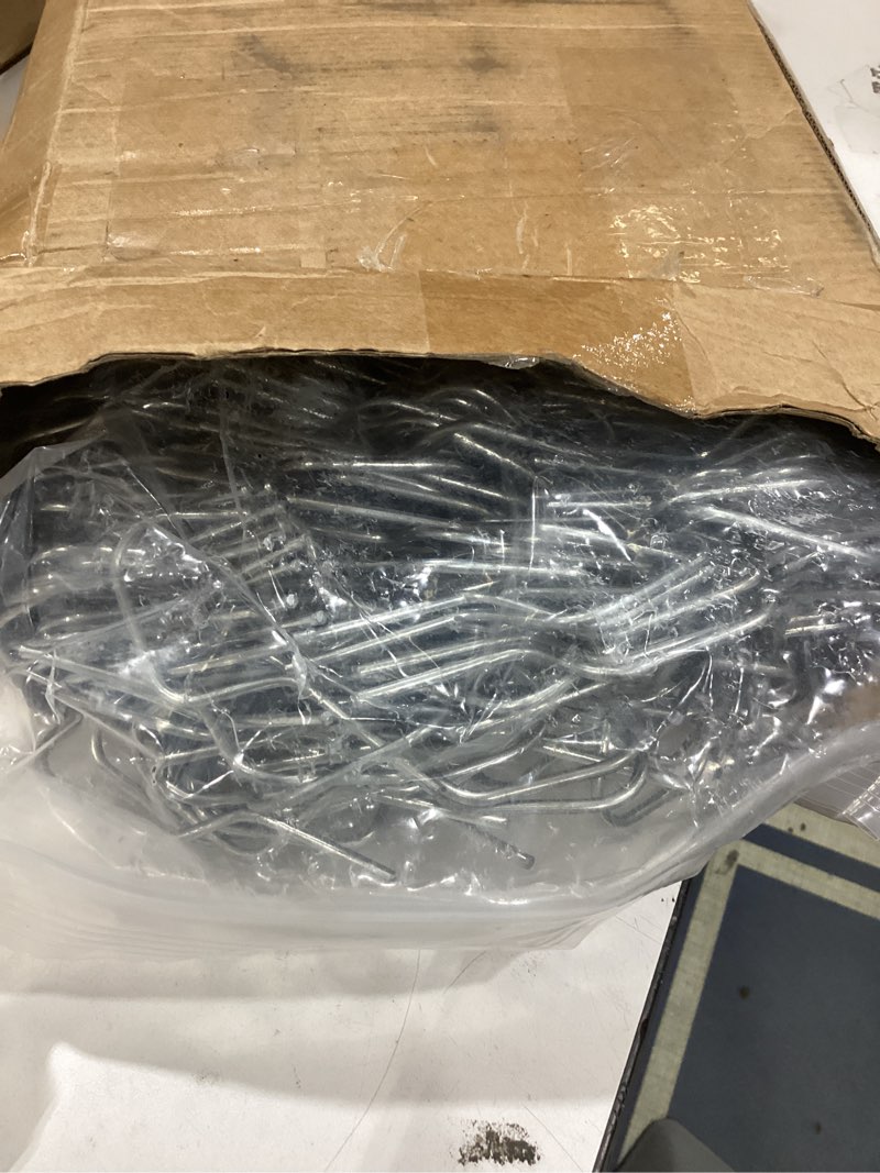 Condition photo showing Good Condition for hicarer 500 pcs t post clips kits 11 gauge t-post wire fence clips 1 drill chuck, metal galvanized steel tie preformed fencing clip fast installation pre-cut fence ties(silver) 11 gauge silver 500