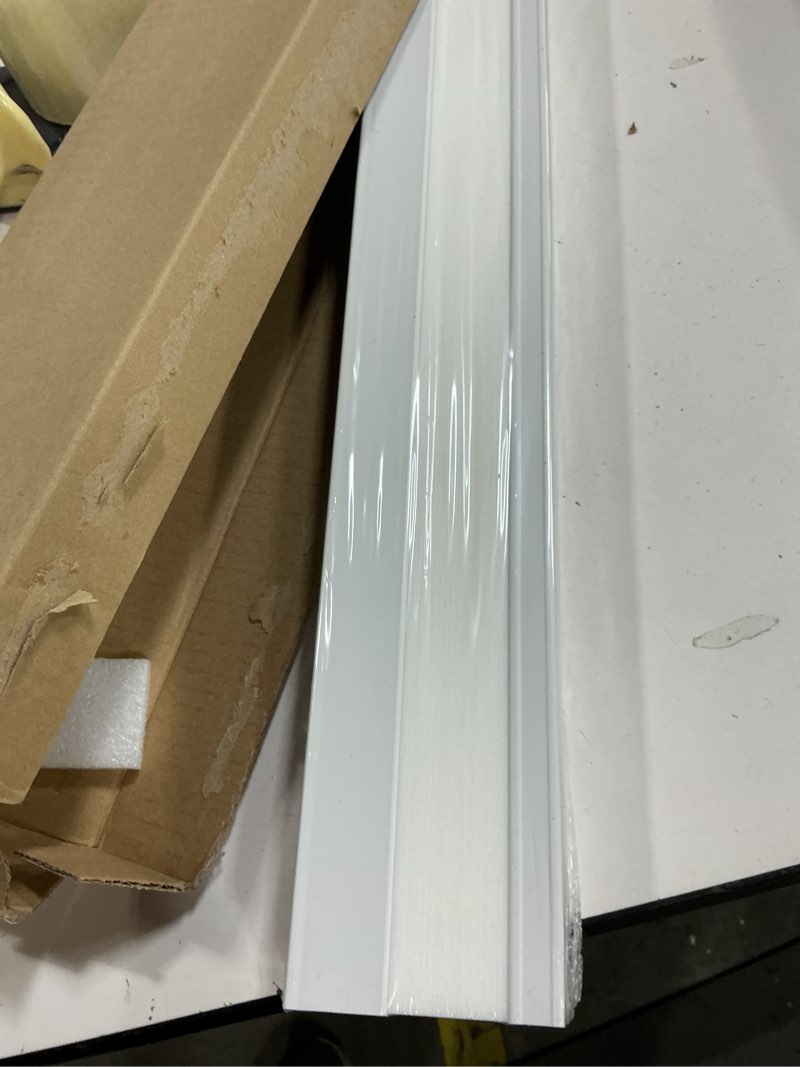 Condition photo showing New/Like New for blindsavenue cellular honeycomb cordless polyester shade, 9/16" single cell, light filtering, white, size: 27" w x 72" h white 27"w x 72"h