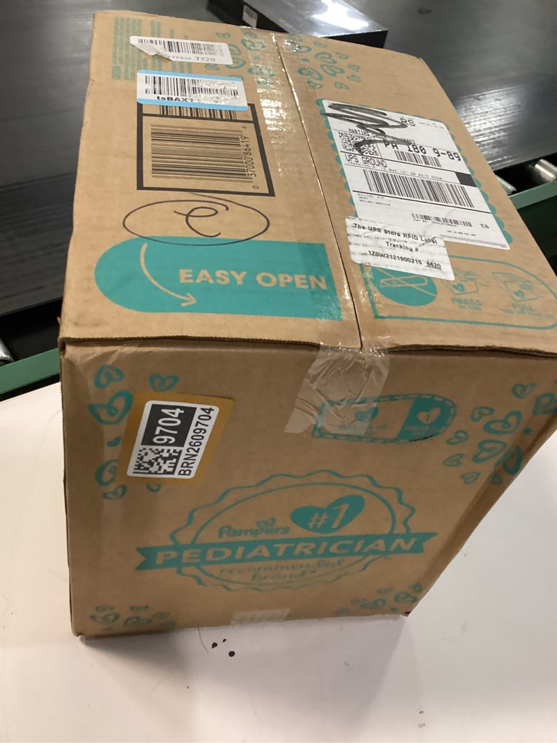 Condition photo showing New/Like New for Pampers Diapers - Baby Dry - Size 2, 234 Count, Absorbent Disposable Infant Diaper (Packaging May Vary) Size 2 234