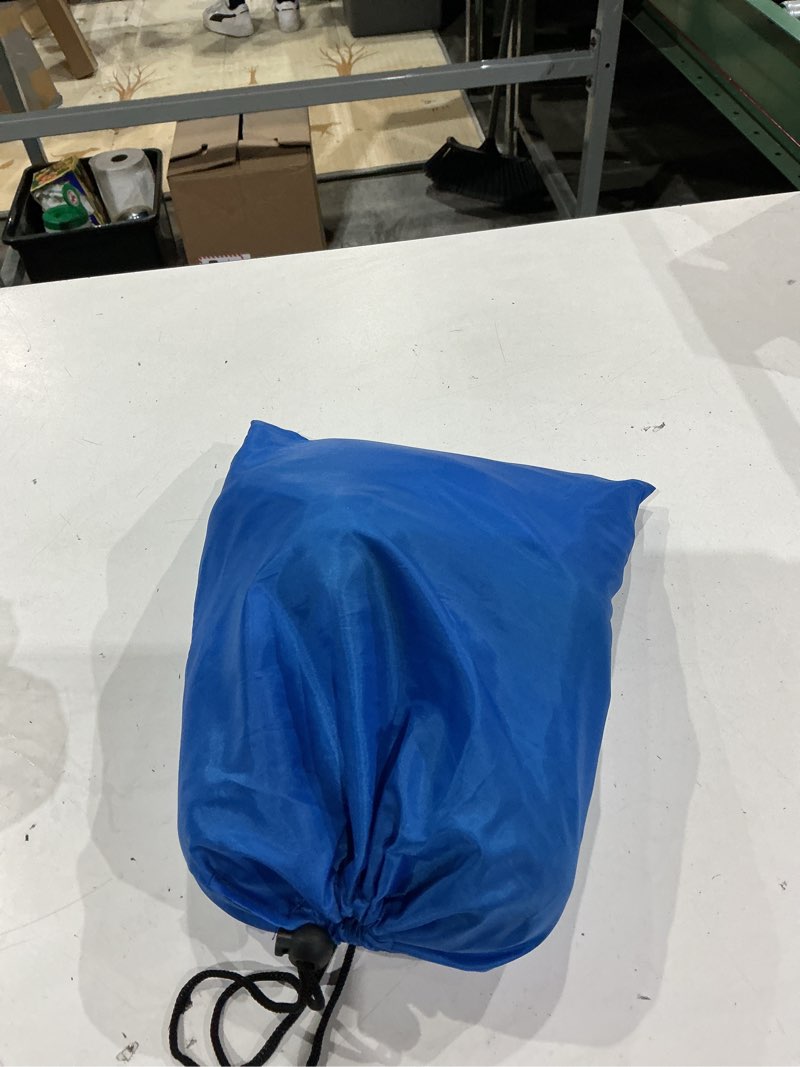 Condition photo showing As Is for sonyabecca blue hole tarp team building game learning fun team building games for work teamwork group 85''lx57''w