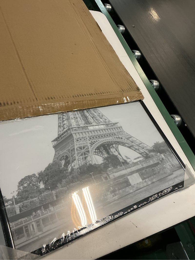Condition photo showing Good Condition for upsimples 16x24 Picture Frame Black 3 Pack, Scratch-Proof Poster Frames 16 x 24 for Photo Gallery - Slide-In Strips, Horizontal or Vertical Wall Mounting Black 16x24
