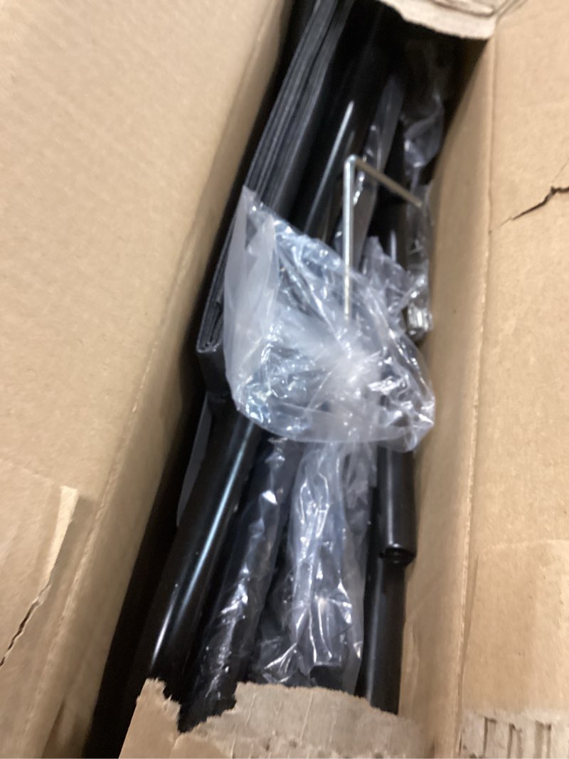 Condition photo showing Good Condition for Coat Rack Shoe Rack With Storage Shelf Freestanding with 8 Hooks for Entryway Bedroom Closet 4 Tier, Black Black 4Tiers