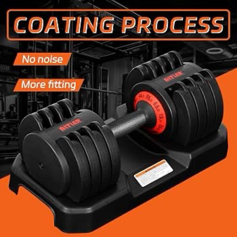 ALTLER Adjustable Dumbbell, 55LB