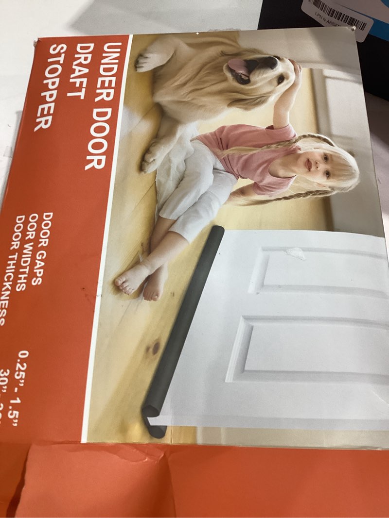 Condition photo showing Good Condition for (2 Pack) Under Door Draft Stopper, Under Door Blocker Size of Adjustable Size from 30" to 36", Easy Install,Gap Filler, Reduces Air Draft, Noise & Sound, Door Seal for Improved Insulation