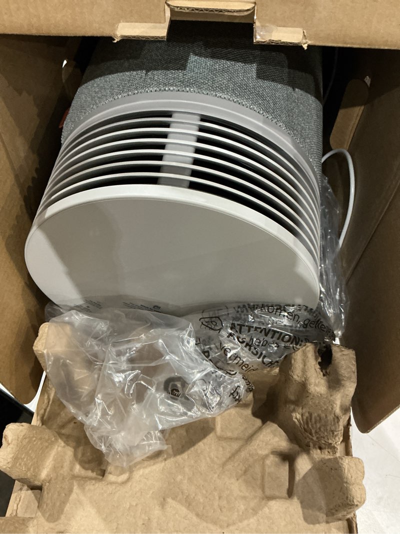 Condition photo showing Good Condition for blueair blue signature sp3i air purifier for medium rooms up to 498 sq ft, hepasilent filtration, wifi smart control, auto mode, odor & smoke removal, pet hair & dust, aham verified, table design