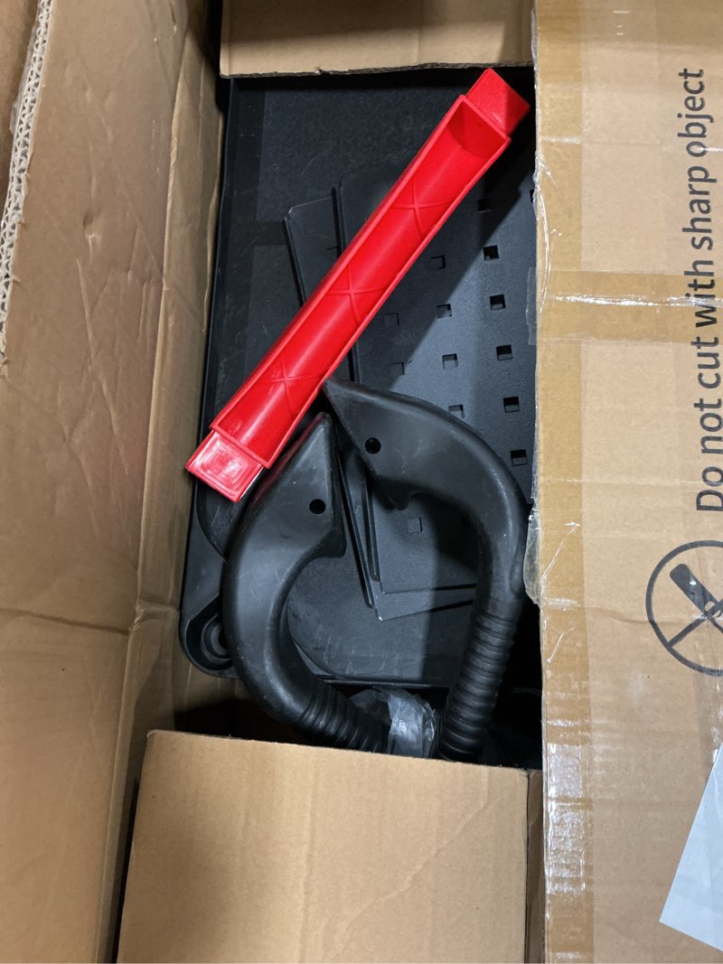 Condition photo showing As Is for YITAHOME Auto Detailing Cart with Wheels, 3 Tier Rolling Detail Cart with 2 Polisher Brackets, Car Wash Organizer Cart with 2 Hanging Plate & Hooks & Hanging Bucket for Garage, Workshop, Repair Shop