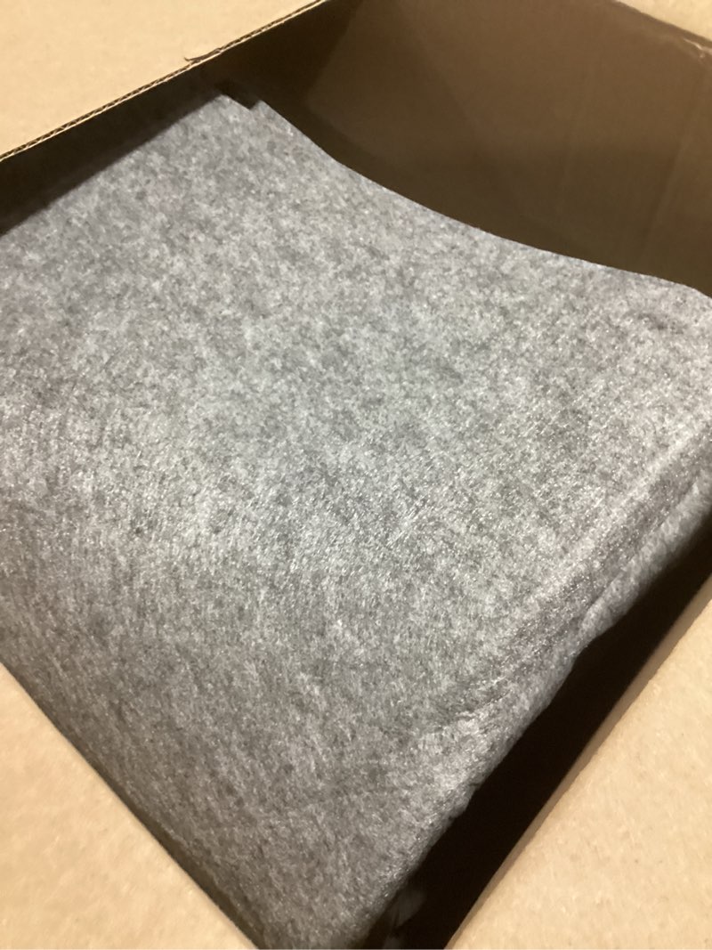 Condition photo showing Good Condition for Nuanchu Felt Rug Pad 9x12 Feet, 1/4 Inch Thick Carpet Padding for Hardwood Floors, Grey Under Rug Protector, Floor Cushioning Mat Compatible Grip Underlay 1'7" x 2' (Rectangular)