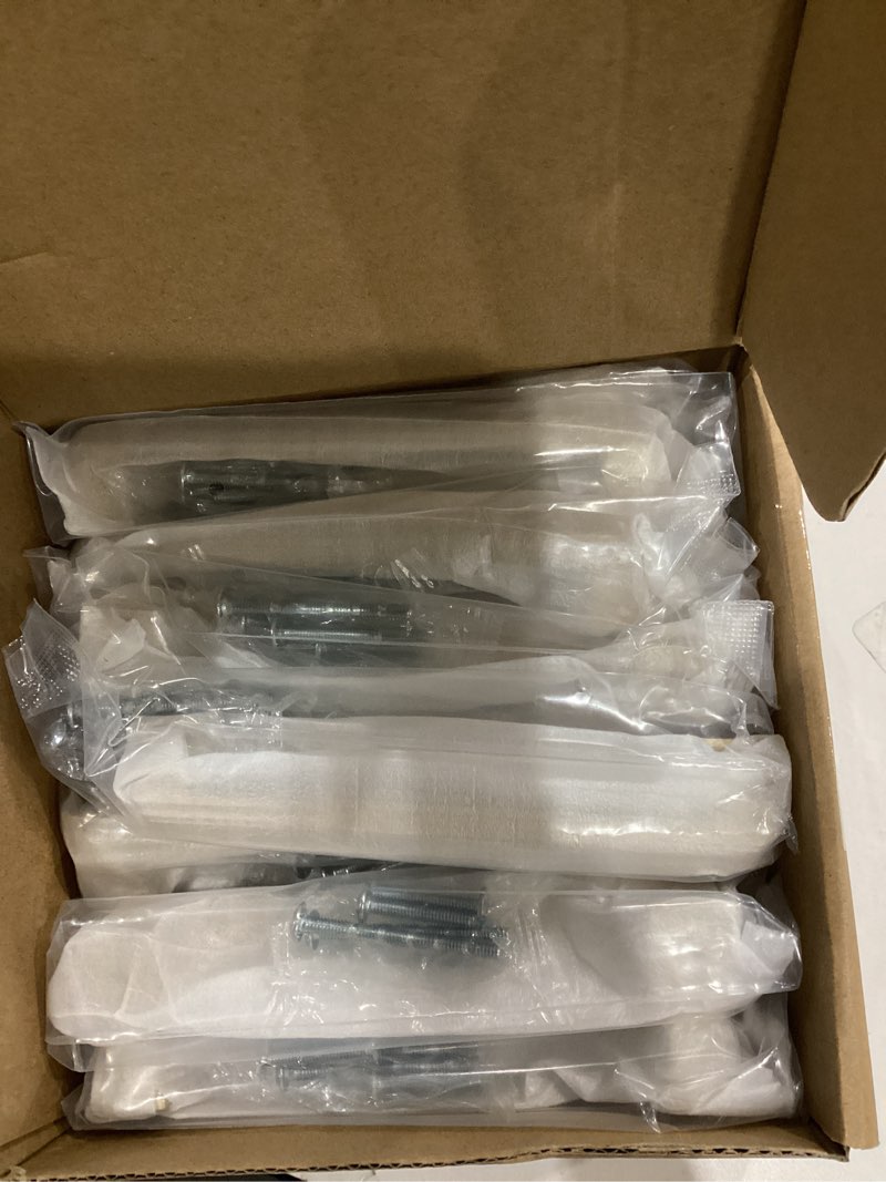 Condition photo showing Good Condition for amerdeco brushed gold cabinet pulls, 15 pack, solid kitchen handles for drawers, bathroom, dresser, zinc, 5.8 inches, zh0001 5"/128mm hole center 15 pack brushed gold