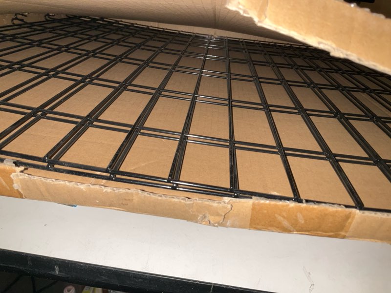 Condition photo showing As Is for Tandefio 2 Pack Dog Crate Divider Panel for 42 Inch Crates - Adjustable Metal Pet Kennel Divider for Large, Medium & Small Dogs | Easy Installation & Secure Design (26 x 26.8 Inches) 26 x 26.8 x 0.5 Inches