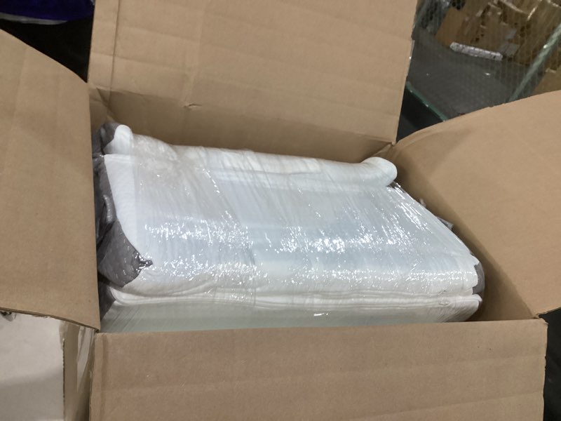 Condition photo showing Good Condition for bedluxe wedge pillow headboard, 3pcs orthopedic bed wedge pillows set for after surgery, adjustable pillow wedge for acid reflux&back pain relief, sleeping, back pillow for bed sitting up, white/grey white/grey adjustable 9&12 inch + 1 head pillow