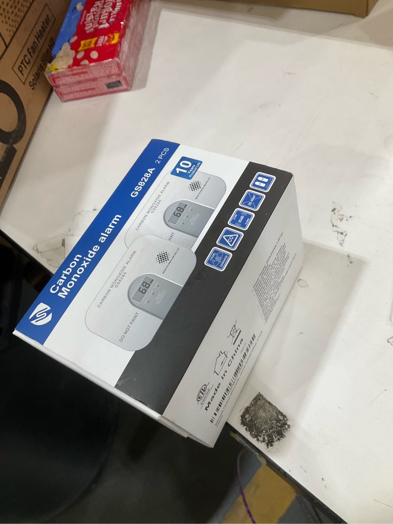 Condition photo showing New/Like New for Siterwell Carbon Monoxide Detectors, 10 Year Product Life Portable Carbon Monoxide Detector with LCD Digital Display and Sound Warning, ETL Listed, Travel Carbon Monoxide Detector for Home, 2-Pack 2 Pack