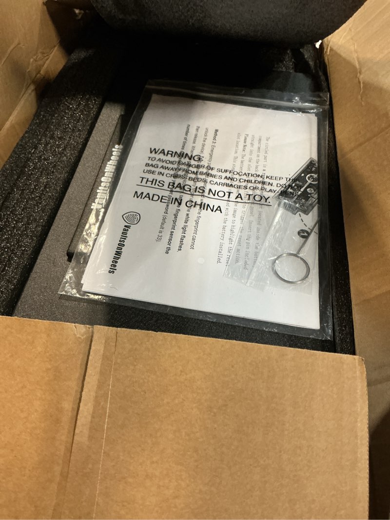 Condition photo showing New/Like New for vaultsonwheels for 2026+ tesla new model y juniper front seat safe vault patented design gun safe box driver/passenger side drawer lockbox anti-theft biometric fingerprint lock 3) model y juniper|26+|front underseat safe