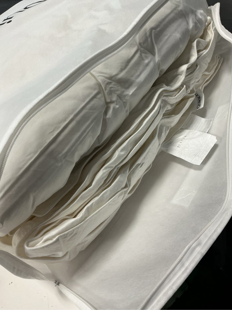 Condition photo showing Good Condition for ultra-warm premium down alternative comforter, king/cal king, white