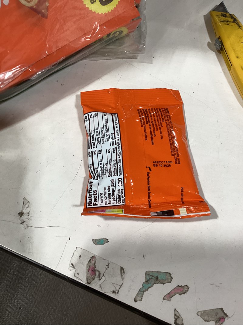 Condition photo showing Good Condition for reese's filled pretzels, peanut butter pretzel nuggets, crunchy, ready to eat, sweet and salty snack, 1 oz bags (10 count) peanut-butter 10 ounce (pack of 1)