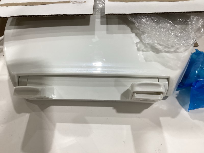 Condition photo showing Good Condition for KOHLER 20110-0 Brevia, Slow Close Toilet Seat, Elongated Toilet Seat, Grip-Tight Bumpers Quick-Attach Hardware, White White Elongated Quiet-Close