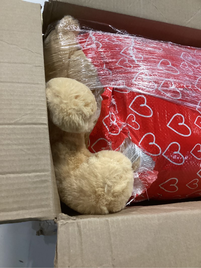 Condition photo showing As Is for Tezituor Bulk Teddy Bears Stuffed Animal 14 Packs, Small Teddy Bear Bulk 12" for Baby Shower Decorations, Stuffed Bear Plush Toy for Wedding Birthday Christmas Party Decorations