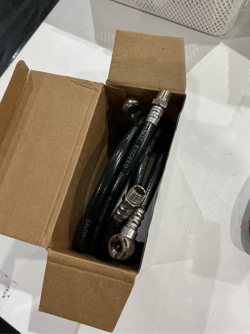 Condition photo showing Good Condition for leifide 2 pcs air tank repair kit 3.3 feet air tank hose assembly kit portable carry parts for replacement and repair(black)