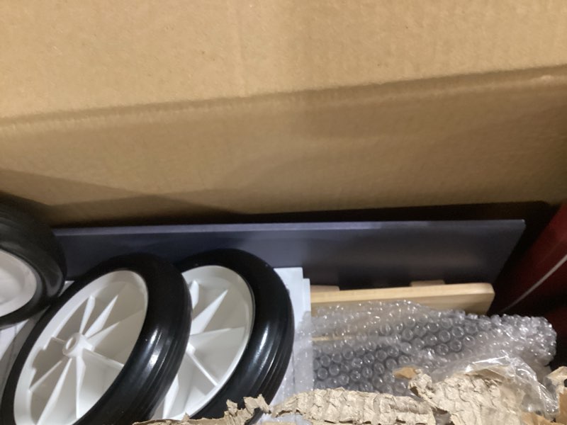 Condition photo showing Good Condition for radio flyer classic walker wagon, sit to stand toddler toy, wood walker, for ages 1-4, red
