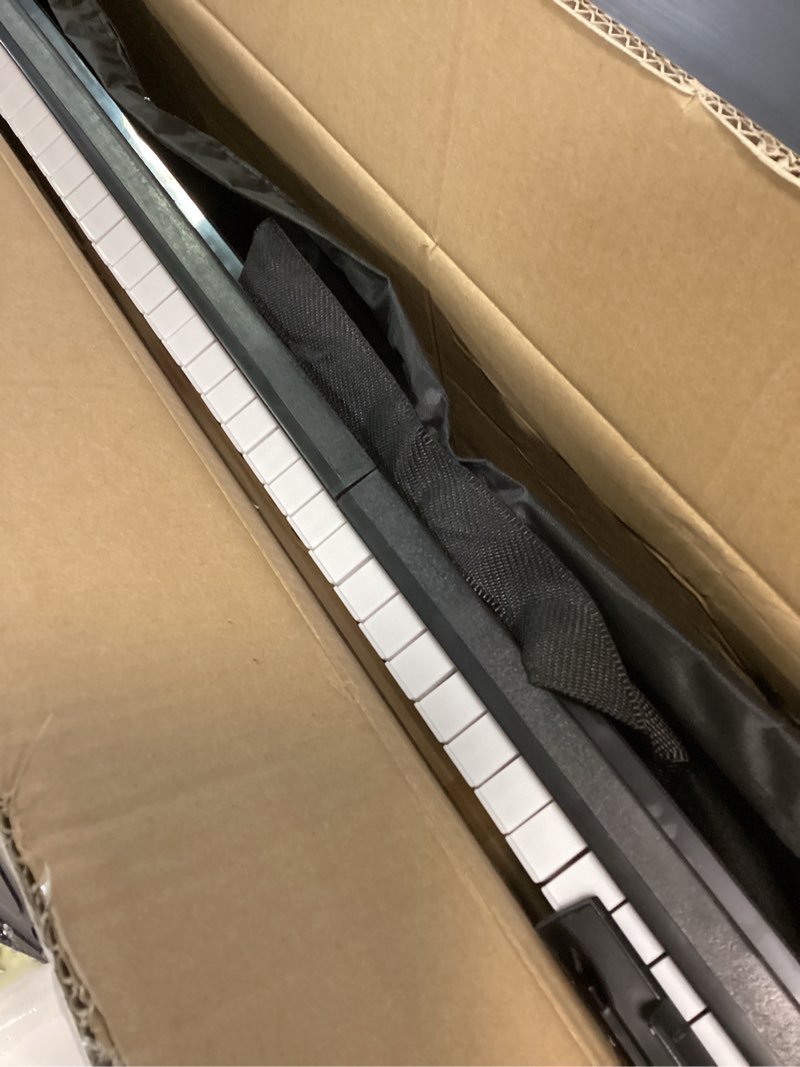 Condition photo showing As Is for 88 Key Keyboard Piano, Electronic Digital Piano with Music Stand, Power Supply, Sustain Pedal, Stand, Bluetooth, Carrying Case, Headphones, USB-MIDI, for Beginner Professional at Home, Stage
