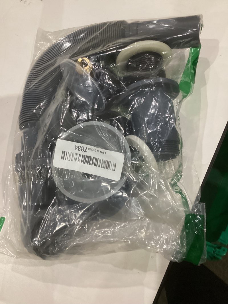 Condition photo showing New/Like New for P Trap Bathroom Sink Stopper Right-Angle Bottle Trap Complete Set Adjustable 1-1/4 Sink Drain Kit Tube, Threaded Tube Design for Bending Angles, Overflow Adjustable, Black 203 Right-angle Type