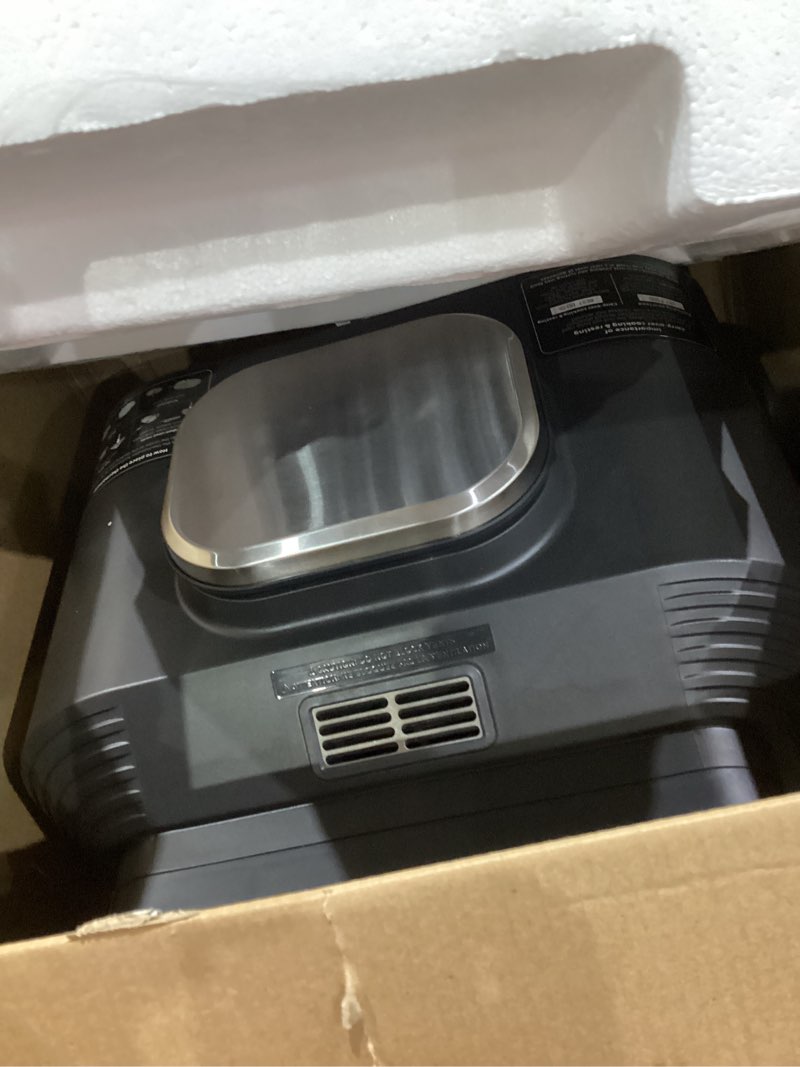 Condition photo showing Good Condition for ninja dg551 foodi smart xl 6-in-1 indoor grill with air fry, roast, bake, broil, & dehydrate, foodi smart thermometer, 2nd generation, black/silver 6-in-1 with thermometer