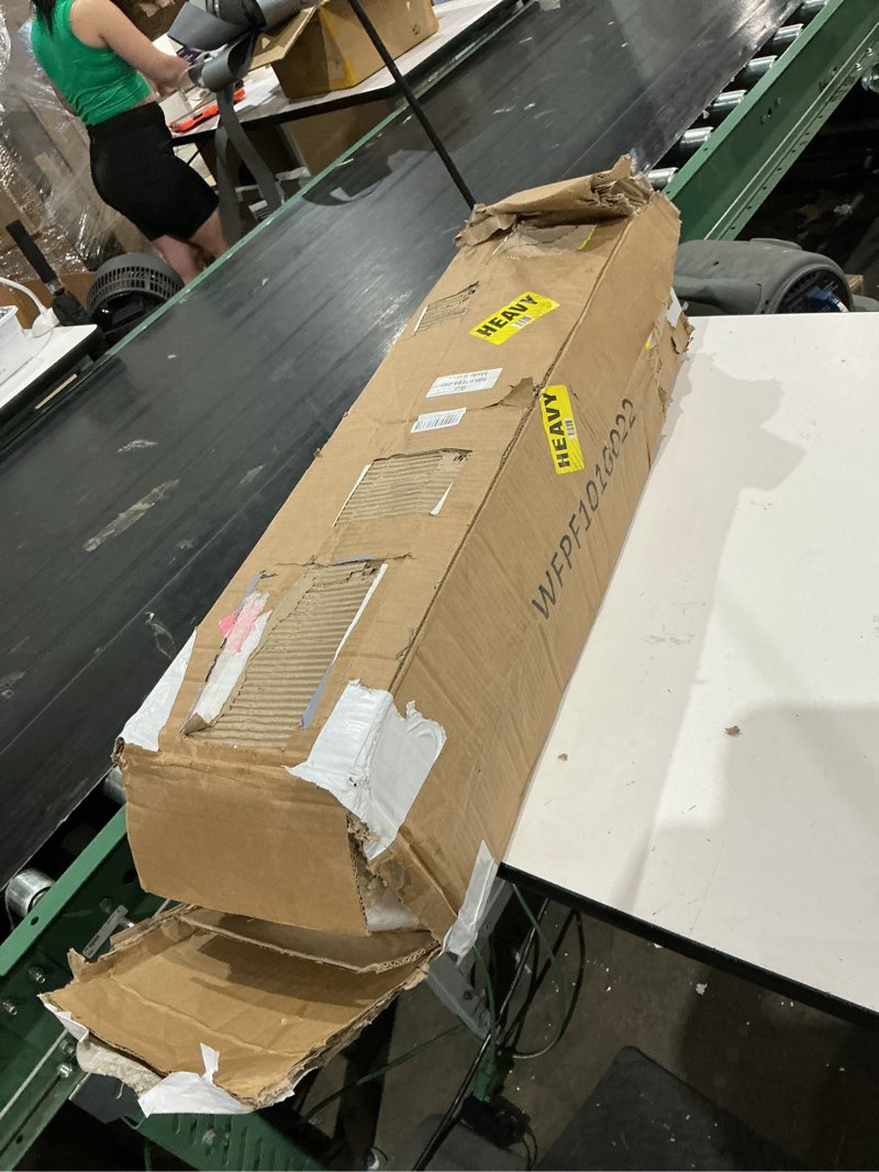 Condition photo showing New/Like New for white crawl space vapor barrier, 10 mil vapor barrier, 10' x 100', heavy duty polyethylene film, thick plastic sheeting, plastic drop cloth covering for crawlspace, basement
