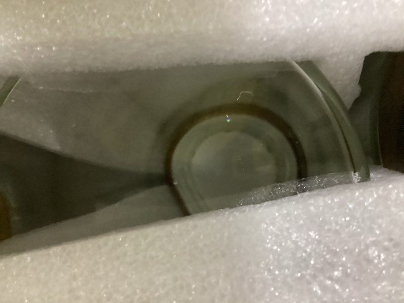 Condition photo showing Good Condition for 40.5 fl.oz -3 pack glass jars with screw acacia lids, glass food storage containers with airtight lids, glass container jar set for coffee, nut, candy, cereal, sugar, snacks, blooming tea,spice