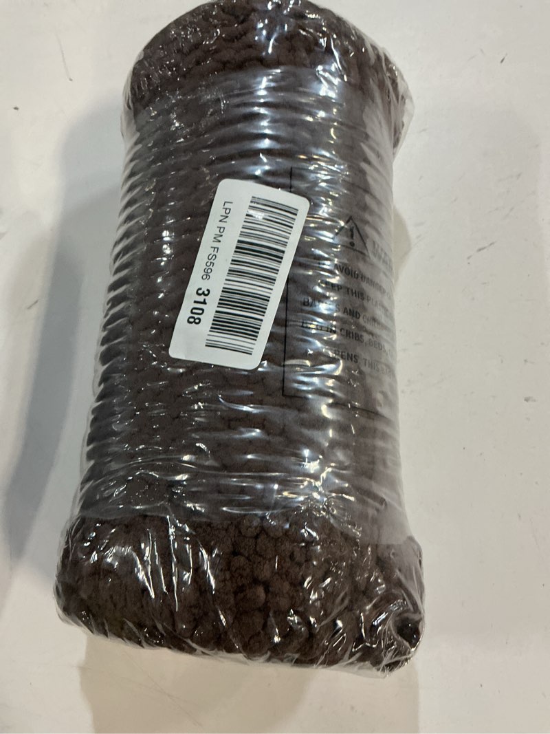 Condition photo showing New/Like New for olanly dog door mat for muddy paws 34x21, absorbs moisture and dirt, absorbent non-slip washable doormat, quick dry chenille mud mat for dogs, entry indoor entryway carpet for inside floor, brown 34" x 21" brown