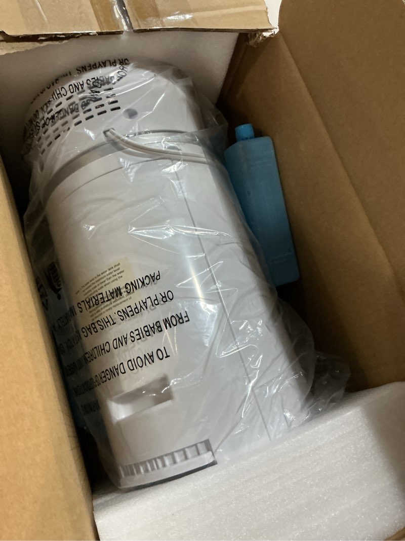 Condition photo showing As Is for 42 inch portable air conditioners w/led touch screen, 4 mode&3 speed,1-gal tank for 15h cooling evaporative air cooler,12h timer, no hose no window needed, 90° oscillating ac unit for bedroom