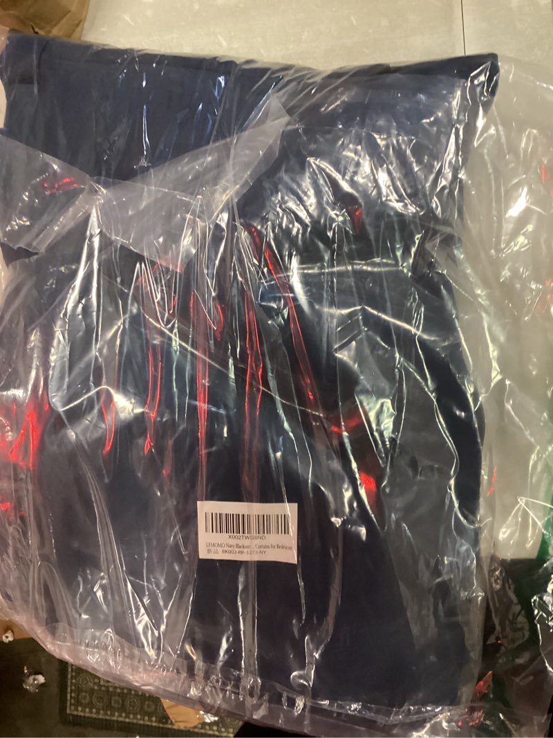 Condition photo showing Good Condition for navy blackout curtains/52 x 72 inch/set of 2 panels room darkening curtains for bedroom navy 52"w x 72"l (pack of 2)