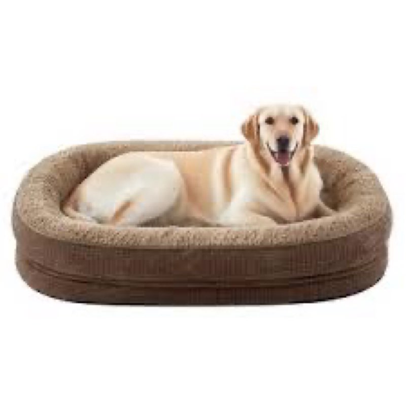joejoy xl orthopedic dog beds large sized dog, extra thick supportive big dogs couch bed with sides,