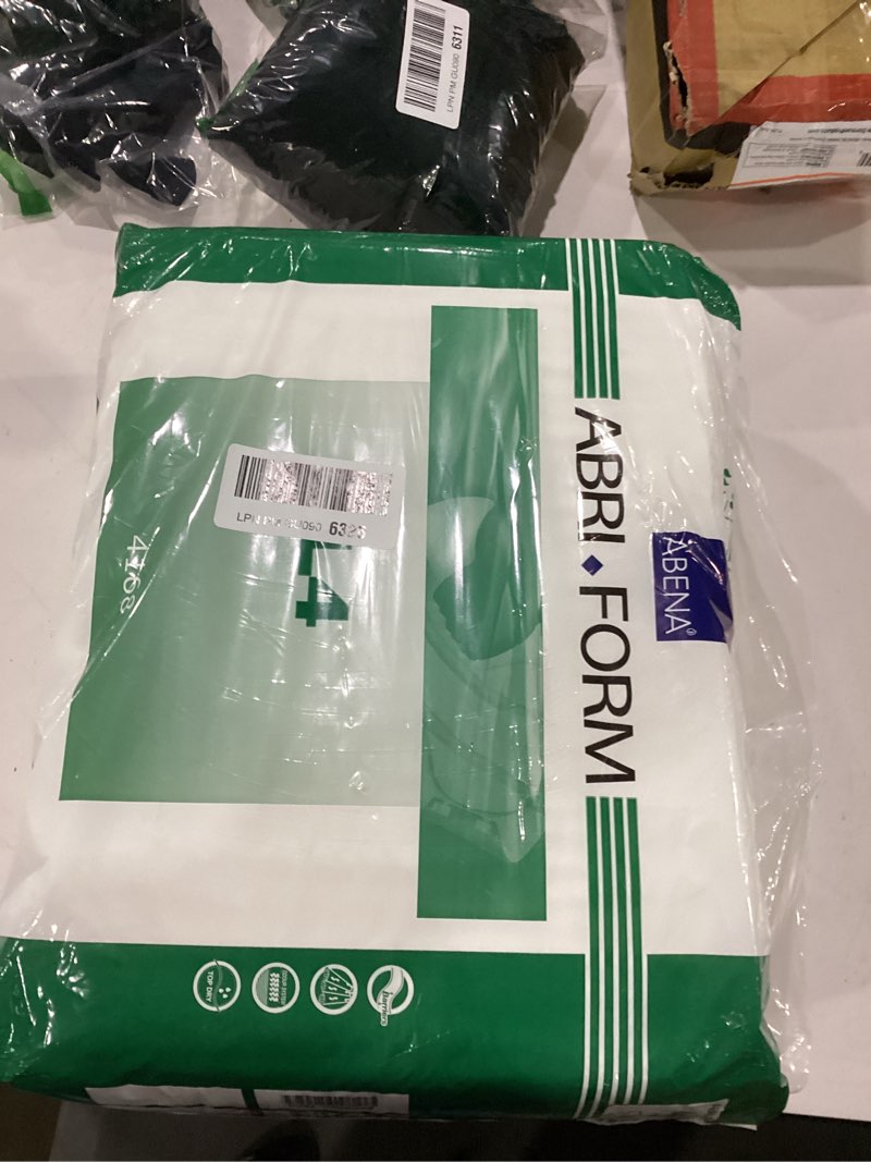 Condition photo showing Good Condition for abena abri-form comfort plastic-backed briefs, level 4, (medium to large sizes) large, 12 count large 12