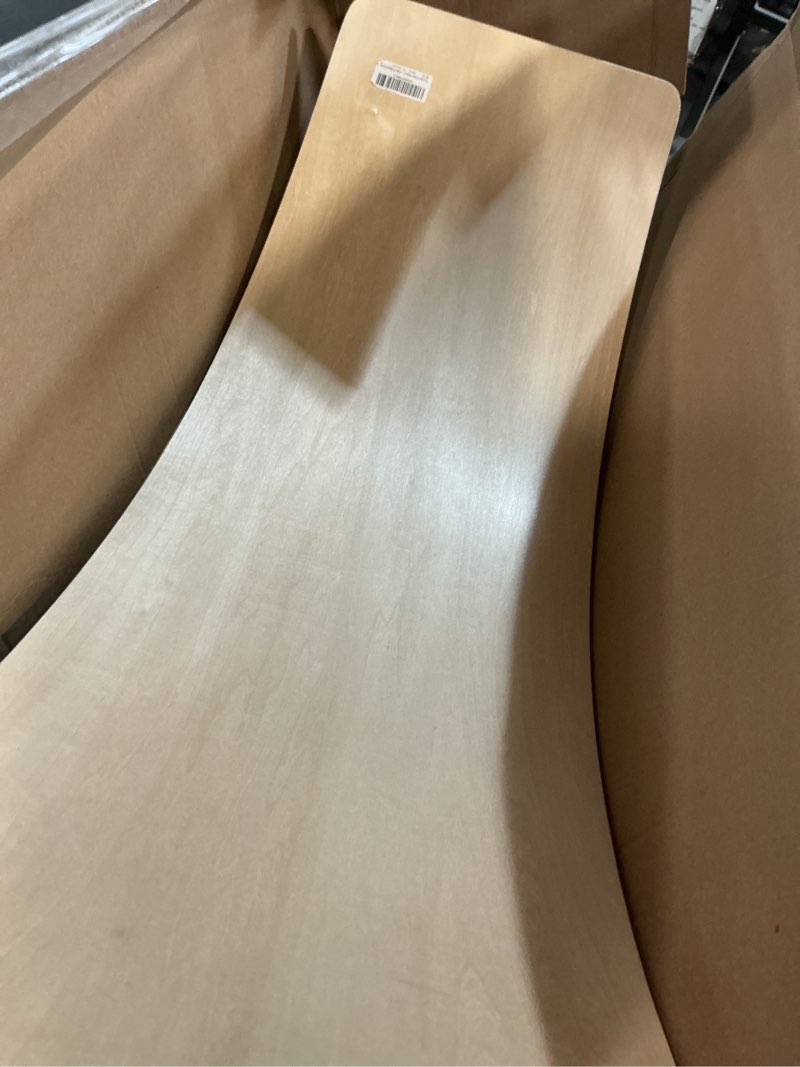 Condition photo showing Good Condition for Wobble Balance Board for kids Toddler Open Ended Learning, 35 Inch Natural Wood Rocker Board for Children's Room Yoga Classroom