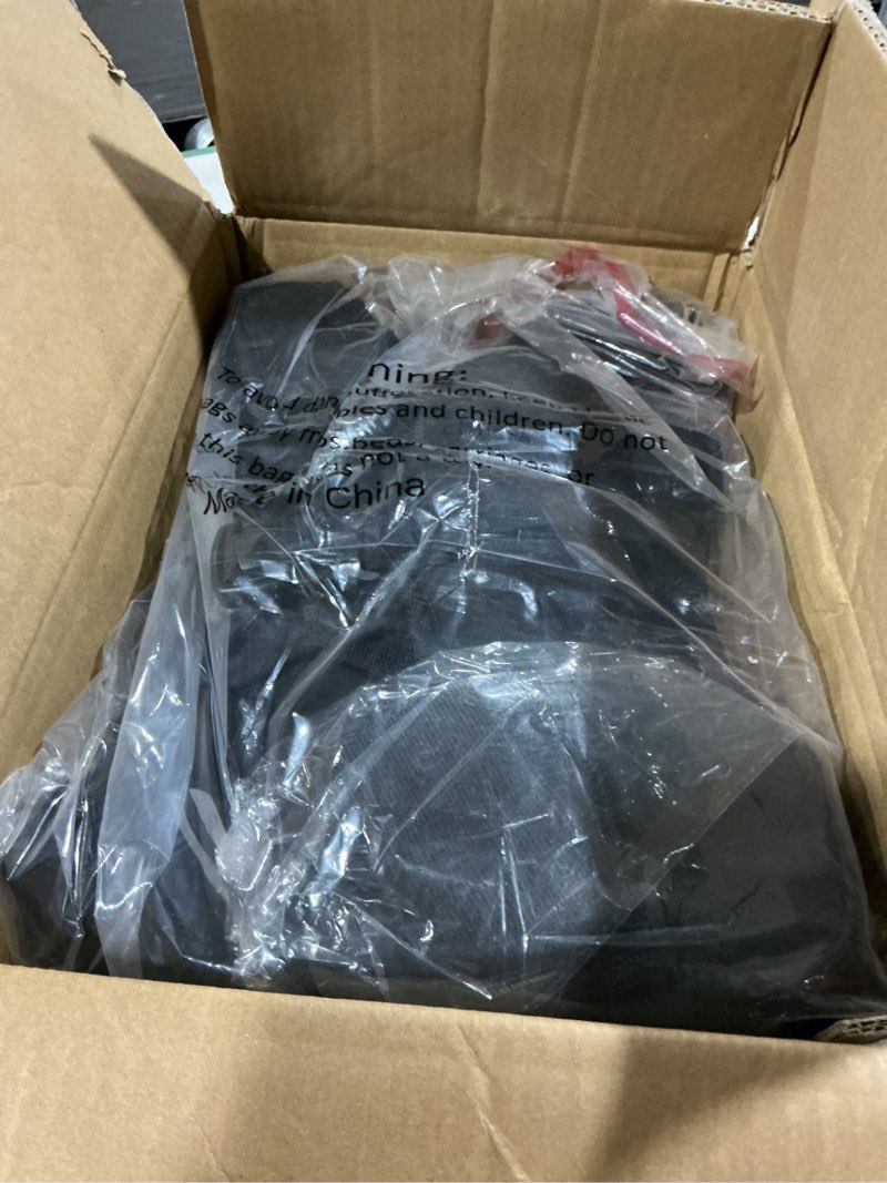 Condition photo showing Good Condition for zelus weighted vest, 6lb/8lb/12lb/16lb/20lb/25lb/30lb weight vest with reflective stripe for workout, strength training, running, fitness, muscle building, weight loss, weightlifting 25lb black