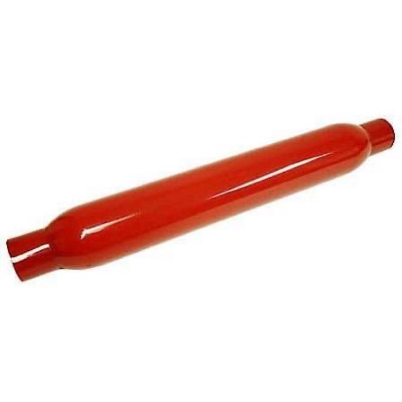 thrush glasspack deep performance tone inlet 2.5 pipe connection outlet 2.5 pipe