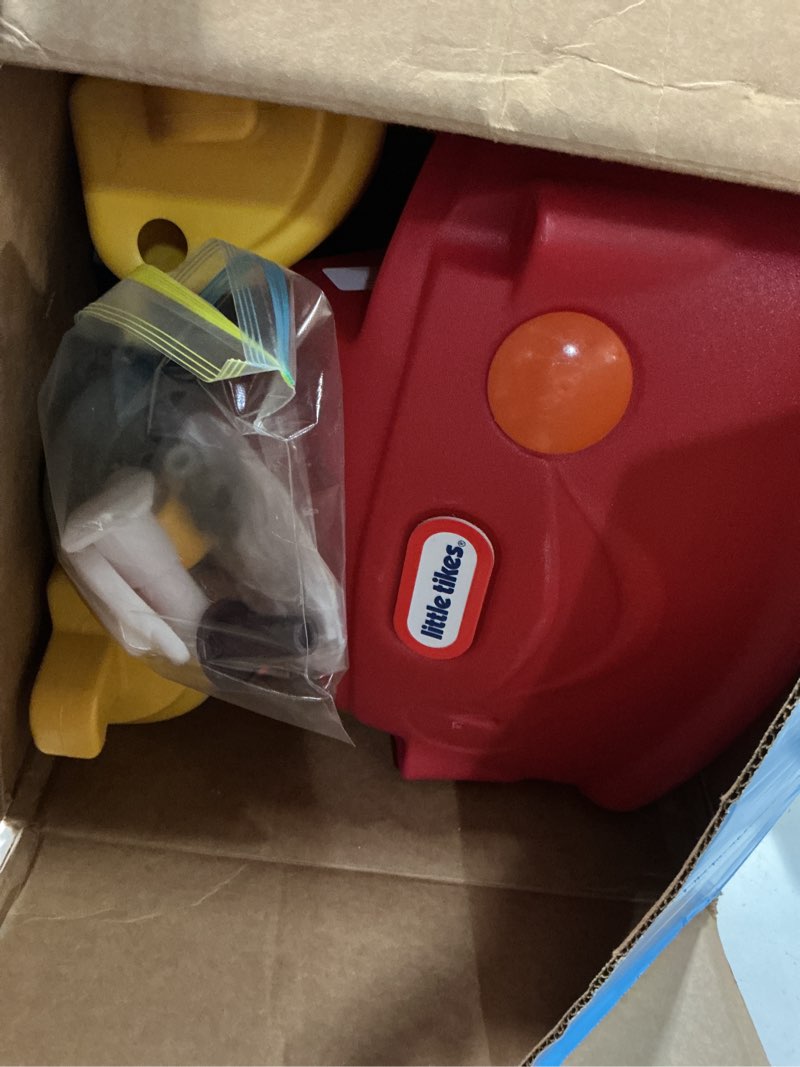 Condition photo showing As Is for little tikes cozy coupe red/yellow large