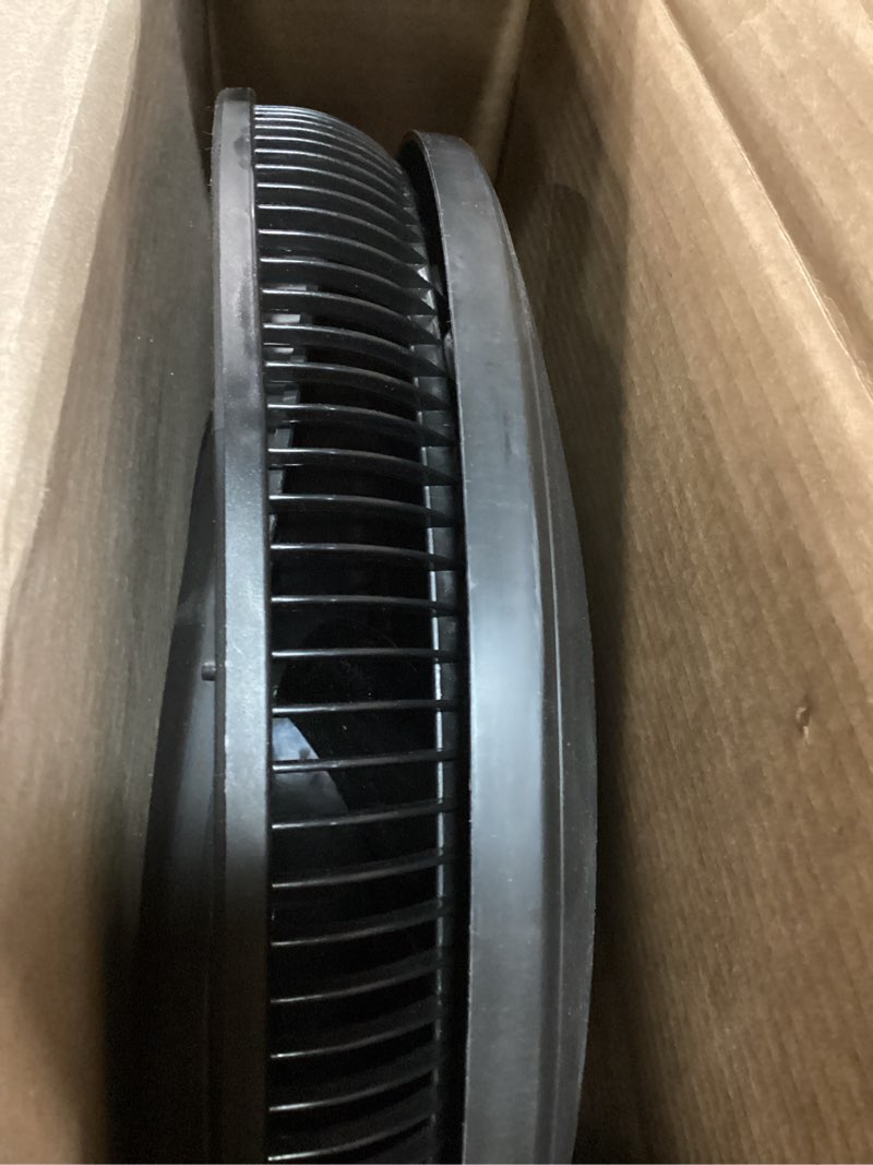 Condition photo showing As Is for Lasko Pedestal Fan, Oscillating Fan for Bedroom with Adjustable Height and 3 Cooling Speeds, Portable, 18", Black, 1827