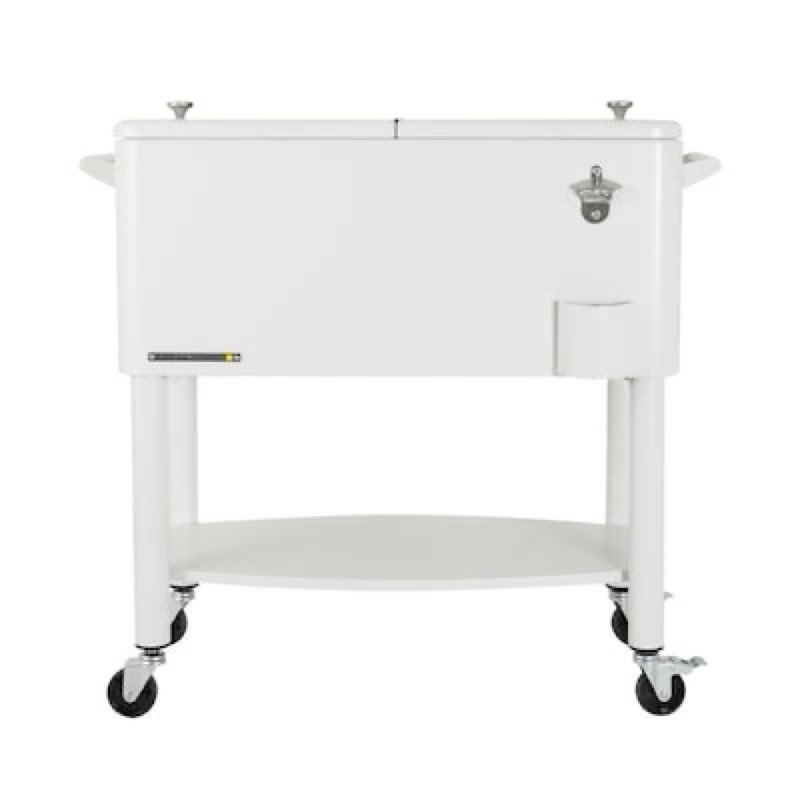 permasteel 80 quart(s) white insulated beverage cooler