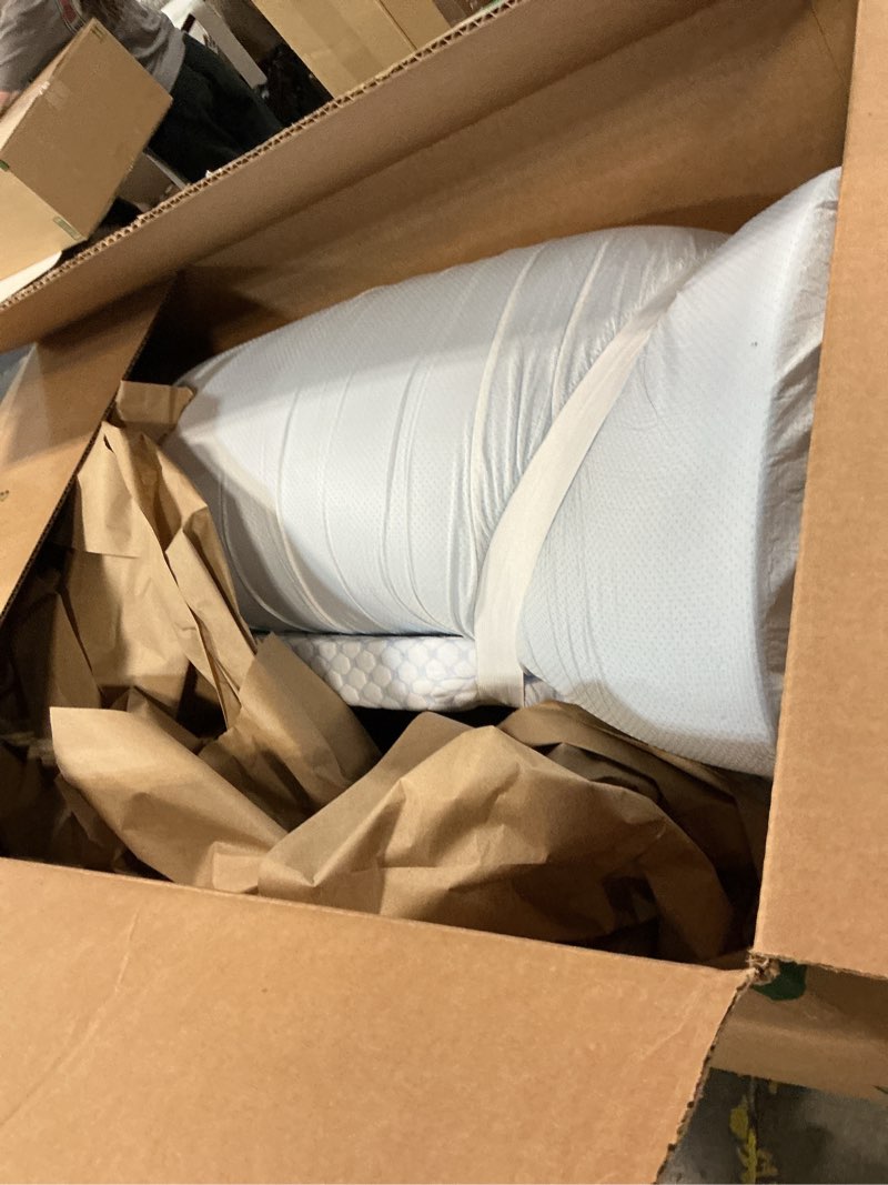 Condition photo showing Good Condition for sinweek 2 inch twin cooling memory foam mattress topper for pressure relief, thick bed mattress pad with cooling soft cover and adjustable straps, certipur-us certified twin 2 inch