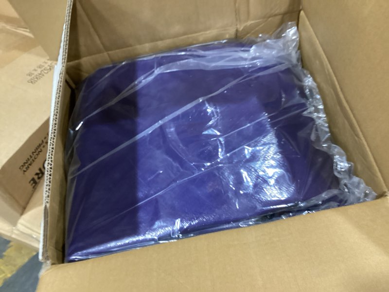 Condition photo showing New/Like New for winter pool cover 24 ft round for above ground | extra thick & durable above-ground pool cover | sapphire series of premium cold- and uv-resistant pool cover | by yankee pool pillow 24' (round) blue