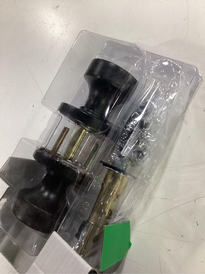 Condition photo showing Good Condition for kwikset signature series pismo matte black knob right or left handed