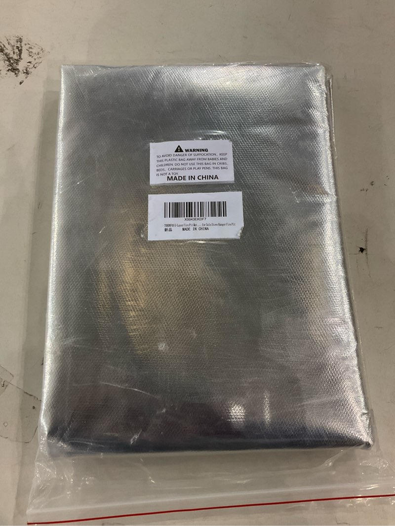 TOHONFOO 5-Layer Round Fire Pit Mat 39in Compatible with Solo Stove Ranger Fire Pit, Easy to Clean U