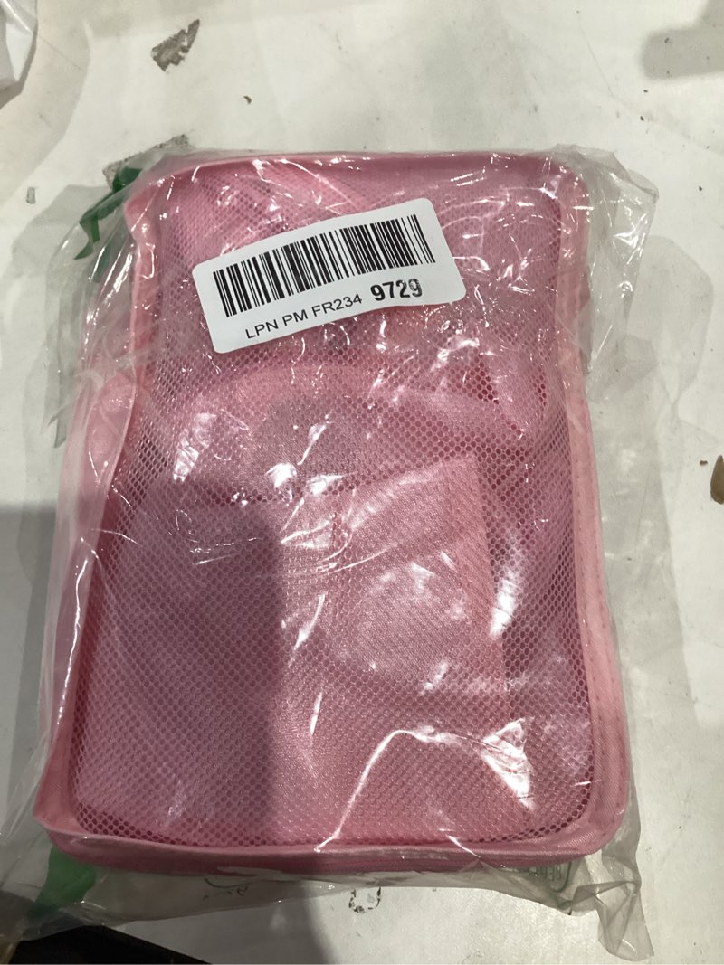 jj power travel packing cubes, luggage organizers with shoe bag (pink)